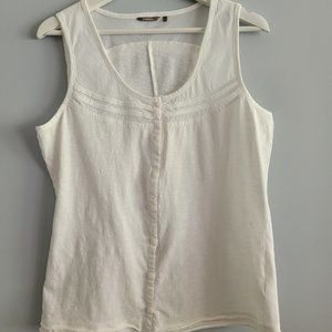 Sandwich - Cotton button tank top